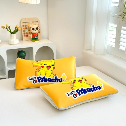 91家纺网 家纺一手货源 找家纺 （总）ds生活馆 2025新款大版卡通冰丝枕套