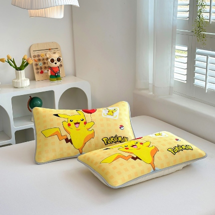 91家纺网 家纺一手货源 找家纺 （总）ds生活馆 2025新款大版卡通冰丝枕套