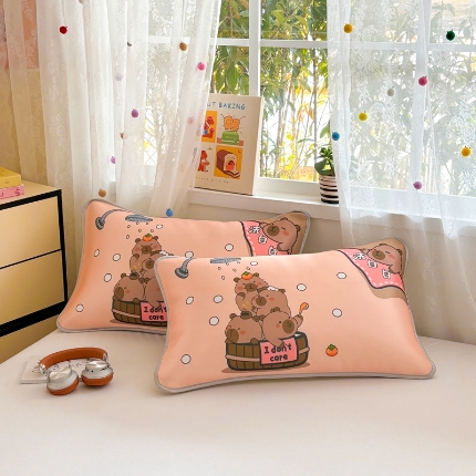 91家纺网 家纺一手货源 找家纺 （总）ds生活馆 2025新款大版卡通冰丝枕套