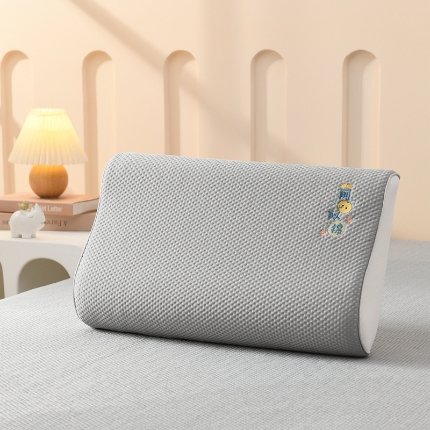 91家纺网 家纺一手货源 找家纺 （总）小猫派 2025新款夏季儿童乳胶枕套凉感豆豆乳胶枕套