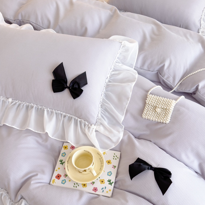 91家纺网 家纺一手货源 找家纺 （总）2025新款韩式泡泡棉四件套针织棉四件套水洗真丝纯棉全棉四件套