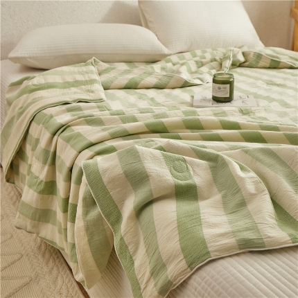 91家纺网 家纺一手货源 找家纺 总 2025 简韵全棉纯棉 色织水洗棉提花大豆纤维被夏被夏凉被空调被子被芯棉籽壳