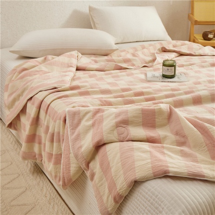 91家纺网 家纺一手货源 找家纺 总 2025 简韵全棉纯棉 色织水洗棉提花大豆纤维被夏被夏凉被空调被子被芯棉籽壳