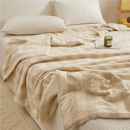 91家纺网 家纺一手货源 找家纺 总 2025 简韵全棉纯棉 色织水洗棉提花大豆纤维被夏被夏凉被空调被子被芯棉籽壳