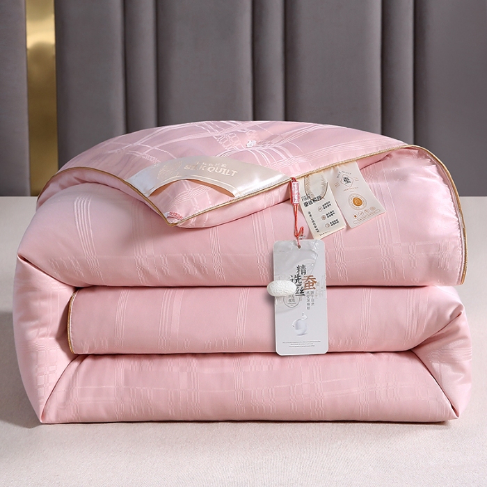 91家纺网 家纺一手货源 找家纺 （总）芭芭棉家纺 2025新款全棉被冬被春秋被拉链二合一子母被被子被芯-方格系列