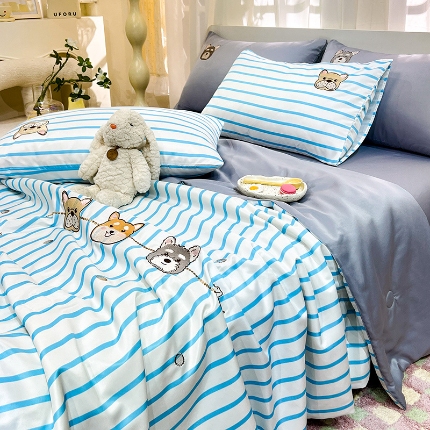 91家纺网 家纺一手货源 找家纺 （总）经年 2025新款水洗真丝夏被好伙伴系列