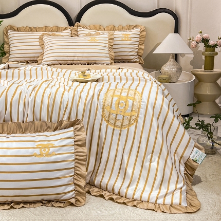 91家纺网 家纺一手货源 找家纺 （总）经年 2025新款水洗真丝韩版夏被浅夏系列