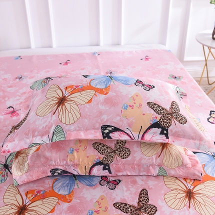 （总）经年 2025新款印花丝绸冰丝四件套-单枕套