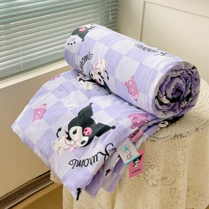 91家纺网 家纺一手货源 找家纺 （总）昊川家纺 2025新款三丽鸥A类水洗双层纱夏被夏凉被空调被