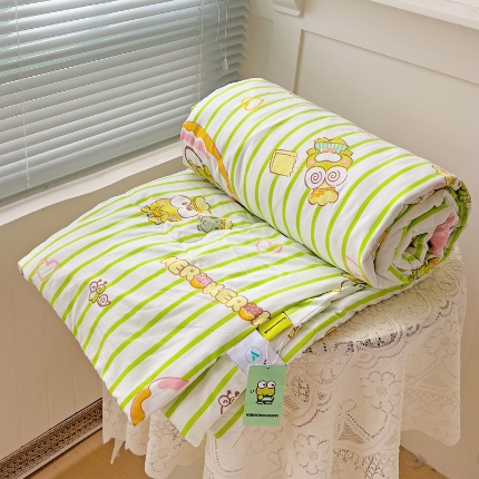 91家纺网 家纺一手货源 找家纺 （总）昊川家纺 2025新款三丽鸥A类水洗双层纱夏被夏凉被空调被