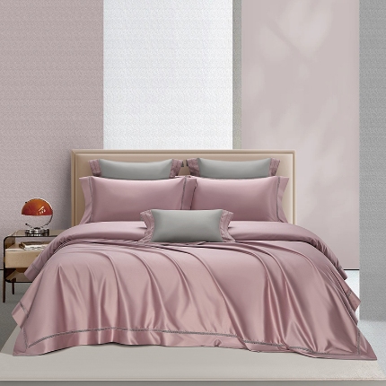 91家纺网 家纺一手货源 找家纺 （总）【2025】100S100支双股长绒棉镂空床单四件套100S/2*50S 500TC