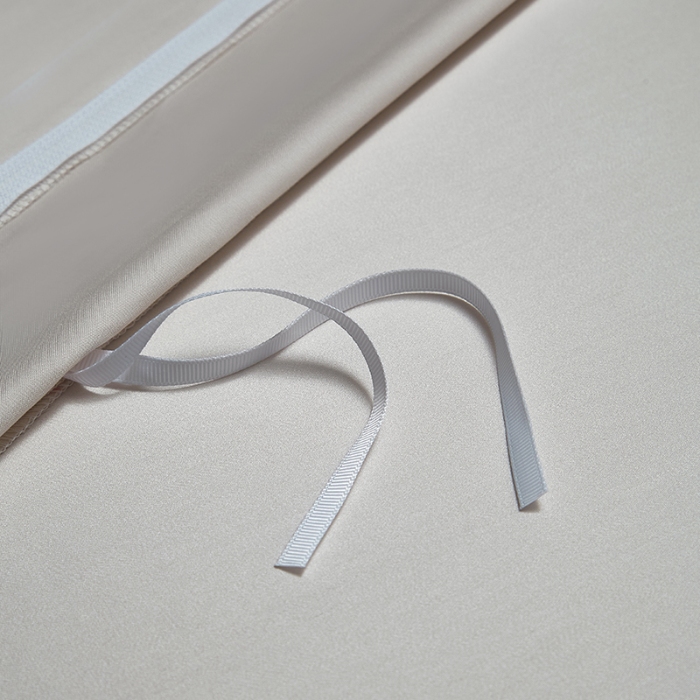 91家纺网 家纺一手货源 找家纺 【2025】100S100支双股长绒棉镂空床单四件套100S/2*50S 500TC 云墅风絮白 券后实付价最低720元