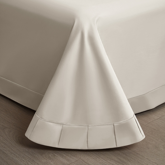 91家纺网 家纺一手货源 找家纺 【2025】100S100支双股长绒棉镂空床单四件套100S/2*50S 500TC 云墅风絮白 券后实付价最低720元