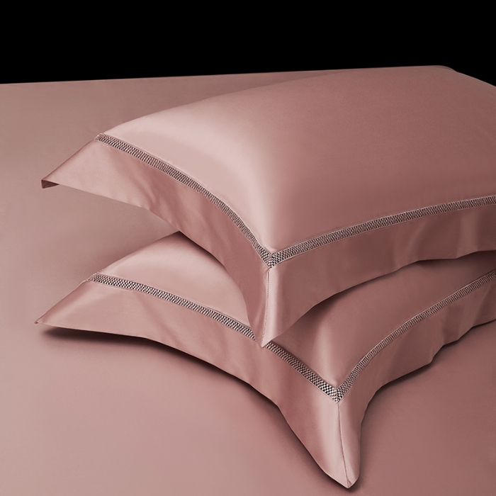 91家纺网 家纺一手货源 找家纺 【2025】100S100支双股长绒棉镂空床单四件套100S/2*50S 500TC 云墅釉里红 券后实付价最低720元