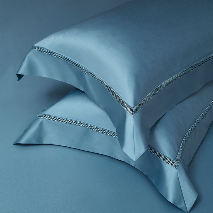 91家纺网 家纺一手货源 找家纺 【2025】100S100支双股长绒棉镂空床单四件套100S/2*50S 500TC 云墅云纱兰 券后实付价最低720元