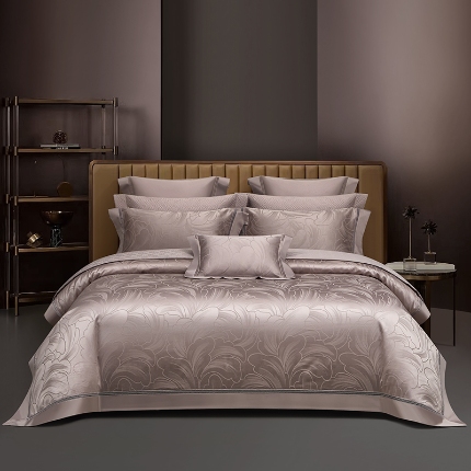 91家纺网 家纺一手货源 找家纺 （总）【2025】140S140支长绒棉全棉提花四件套床盖四件套床单四件套可定制可配七件套直播爆款