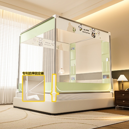 91家纺网 家纺一手货源 找家纺 （总）2025新款高级围栏家用卧室加粗儿童防止掉床超大空间免安装床笠口袋款