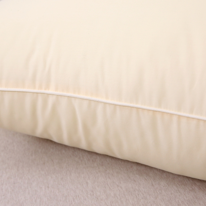 91家纺网 家纺一手货源 找家纺 赛格时代  2025A类全棉大豆枕-单边舒适枕（大豆黄）