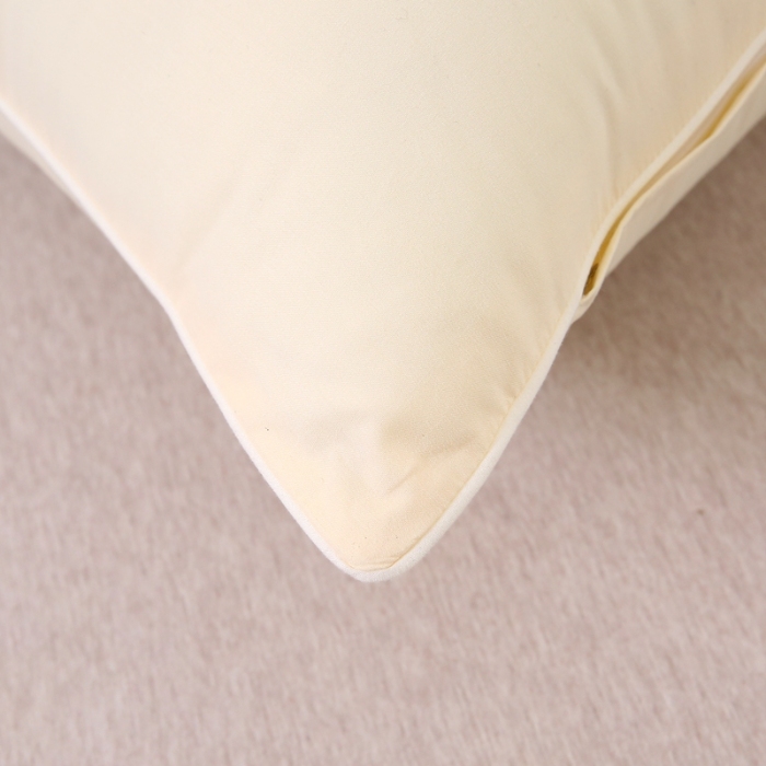 91家纺网 家纺一手货源 找家纺 赛格时代  2025A类全棉大豆枕-单边舒适枕（大豆黄）