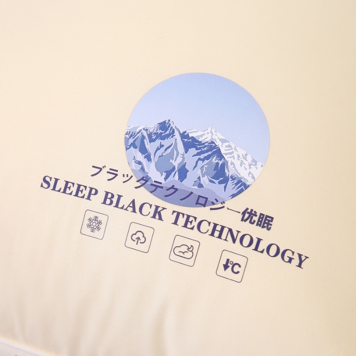 91家纺网 家纺一手货源 找家纺 赛格时代  2025A类全棉大豆枕-立体舒适枕（山峰黄）