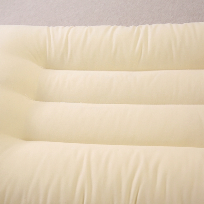 91家纺网 家纺一手货源 找家纺 赛格时代  2025A类全棉大豆枕-定型护颈枕（大豆黄）