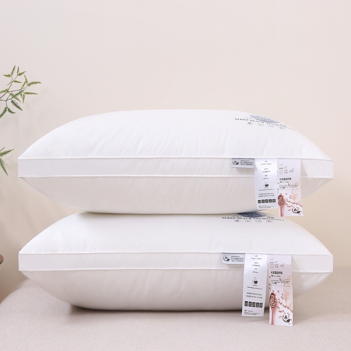 91家纺网 家纺一手货源 找家纺 （总）赛格时代  2025A类全棉大豆枕 单边舒适枕&立体舒适枕&定型护颈枕