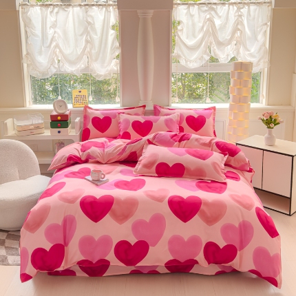 91家纺网 家纺一手货源 找家纺 （总）慕克斯家纺 2024新款植物羊绒印花四件套