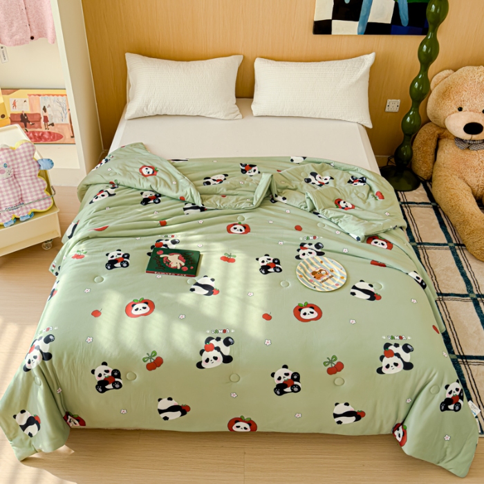 91家纺网 家纺一手货源 找家纺 （总）品乐家纺 2025新款A类针织棉大豆被夏被夏凉被空调被学生被子