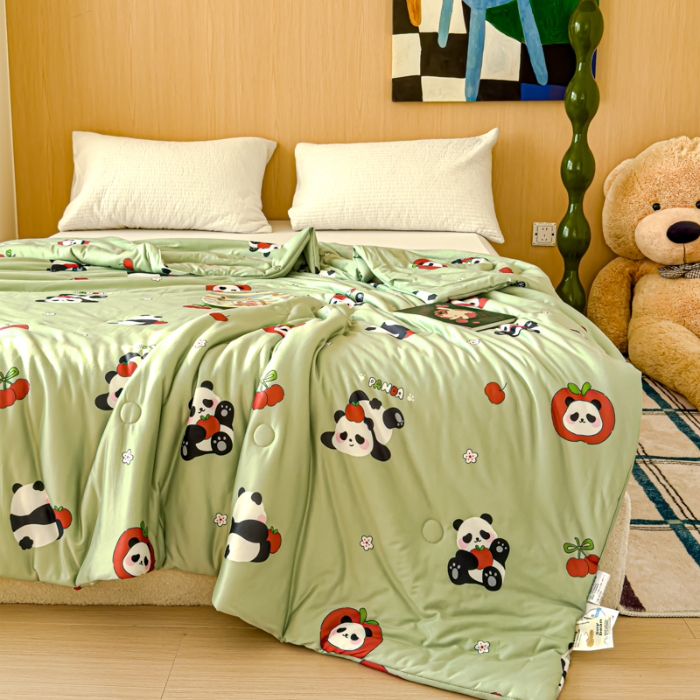 91家纺网 家纺一手货源 找家纺 （总）品乐家纺 2025新款A类针织棉大豆被夏被夏凉被空调被学生被子