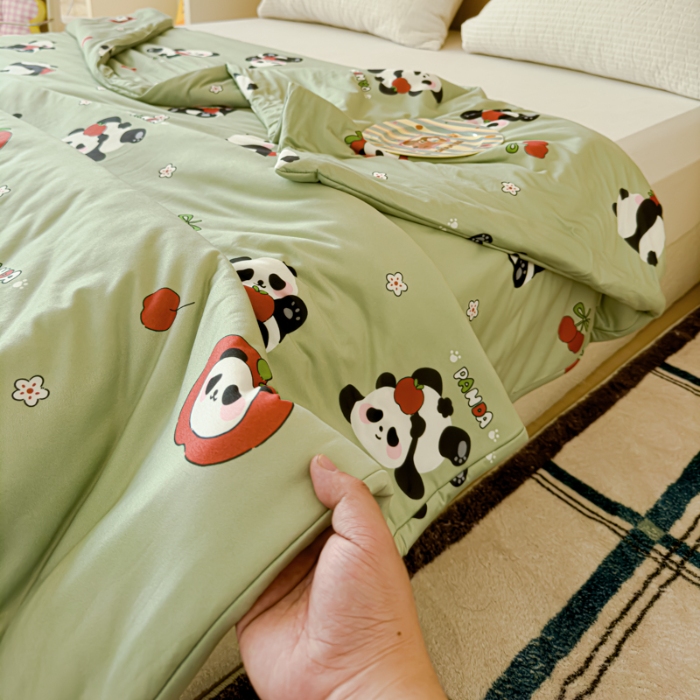 91家纺网 家纺一手货源 找家纺 （总）品乐家纺 2025新款A类针织棉大豆被夏被夏凉被空调被学生被子