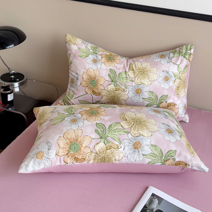 91家纺网 家纺一手货源 找家纺 2025直播优选13070喷气高品质全棉印花四件套 