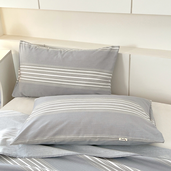 91家纺网 家纺一手货源 找家纺 （总）2025爆款夏季凉被单缎条老粗布三件套床上用品