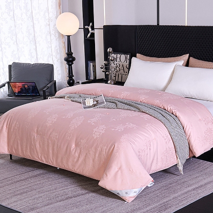 91家纺网 家纺一手货源 找家纺 二合一四季子母被 保真纯桑蚕丝被 高端全棉贡缎提花桑蚕丝被 夏凉被 空调被 春秋被 冬被 婚庆被