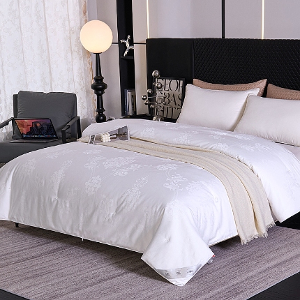 91家纺网 家纺一手货源 找家纺 二合一四季子母被 保真纯桑蚕丝被 高端全棉贡缎提花桑蚕丝被 夏凉被 空调被 春秋被 冬被 婚庆被