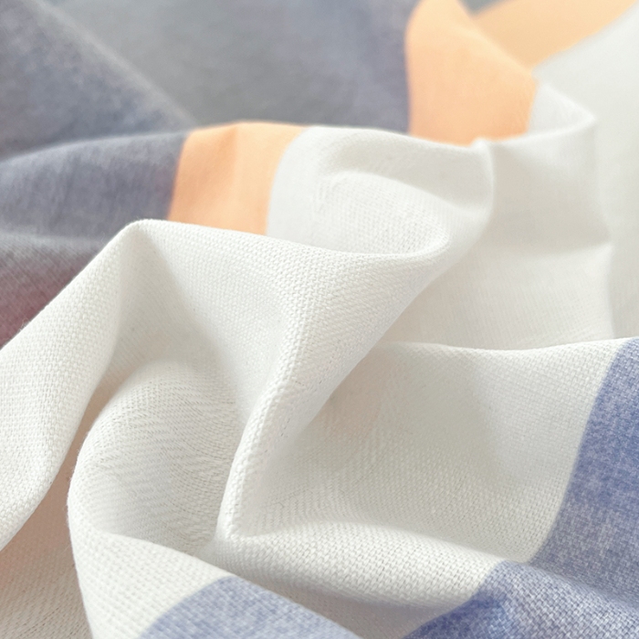 91家纺网 家纺一手货源 找家纺 （总）2025新款夏季床单缎条老粗布三件套凉感床单床上用品