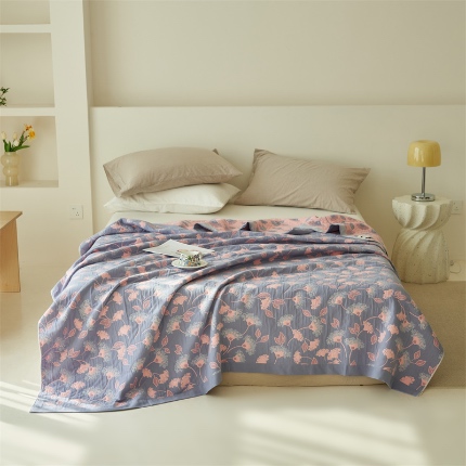 91家纺网 家纺一手货源 找家纺 （总） 2025新款A类全棉加厚八层纱毛巾被