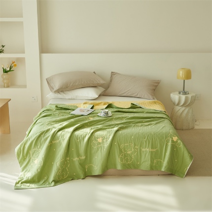 91家纺网 家纺一手货源 找家纺 （总） 2025新款A类全棉加厚八层纱毛巾被