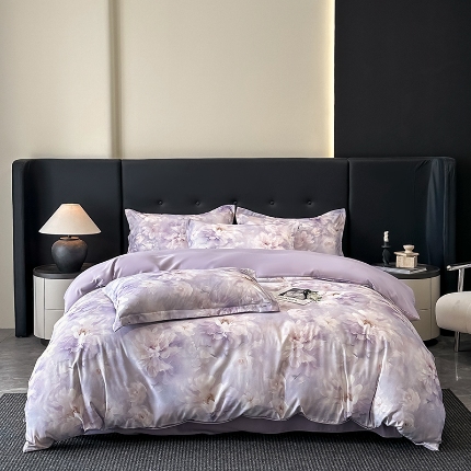 91家纺网 家纺一手货源 找家纺 总-金梦拉 2025新款100%棉代尔天丝莱赛尔四件套