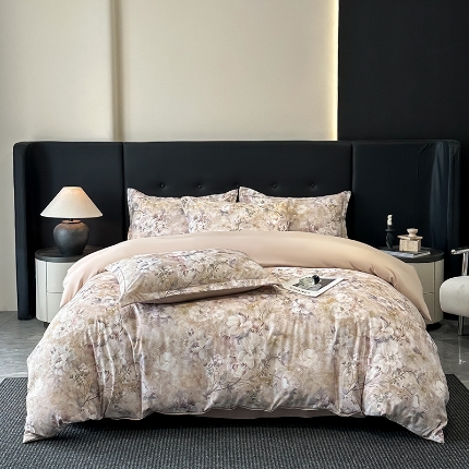 91家纺网 家纺一手货源 找家纺 总-金梦拉 2025新款100%棉代尔天丝莱赛尔四件套