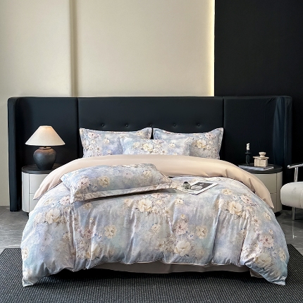 91家纺网 家纺一手货源 找家纺 总-金梦拉 2025新款100%棉代尔天丝莱赛尔四件套