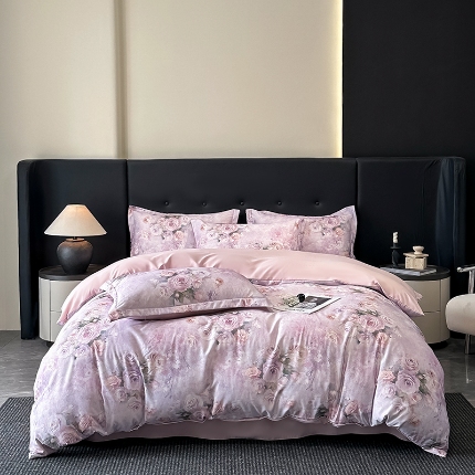 91家纺网 家纺一手货源 找家纺 总-金梦拉 2025新款100%棉代尔天丝莱赛尔四件套