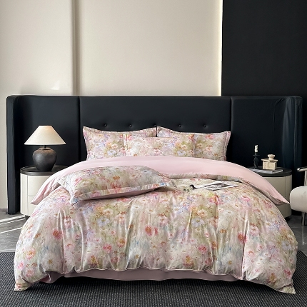 91家纺网 家纺一手货源 找家纺 总-金梦拉 2025新款100%棉代尔天丝莱赛尔四件套