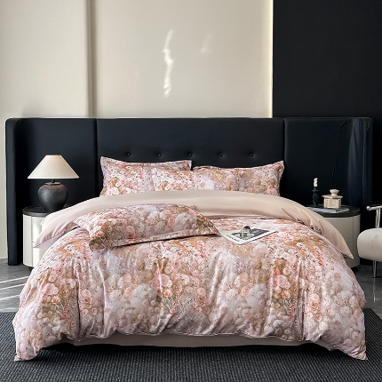 91家纺网 家纺一手货源 找家纺 总-金梦拉 2025新款100%棉代尔天丝莱赛尔四件套