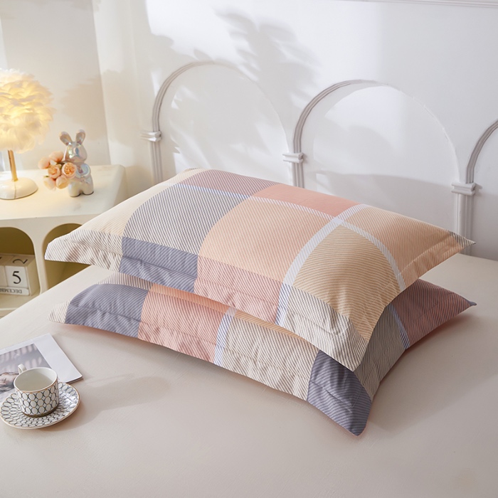 91家纺网 家纺一手货源 找家纺 三盛源 2025新款枕套全棉48x74cm信封一对学生宿舍纯棉枕头套枕皮单人枕芯通用 幻影都市