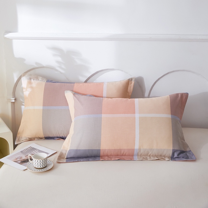 91家纺网 家纺一手货源 找家纺 三盛源 2025新款枕套全棉48x74cm信封一对学生宿舍纯棉枕头套枕皮单人枕芯通用 幻影都市