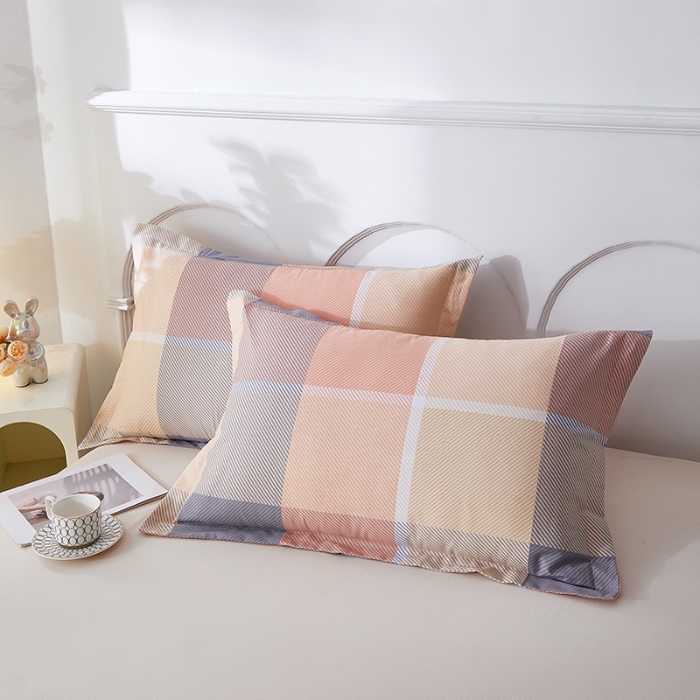 91家纺网 家纺一手货源 找家纺 三盛源 2025新款枕套全棉48x74cm信封一对学生宿舍纯棉枕头套枕皮单人枕芯通用 幻影都市