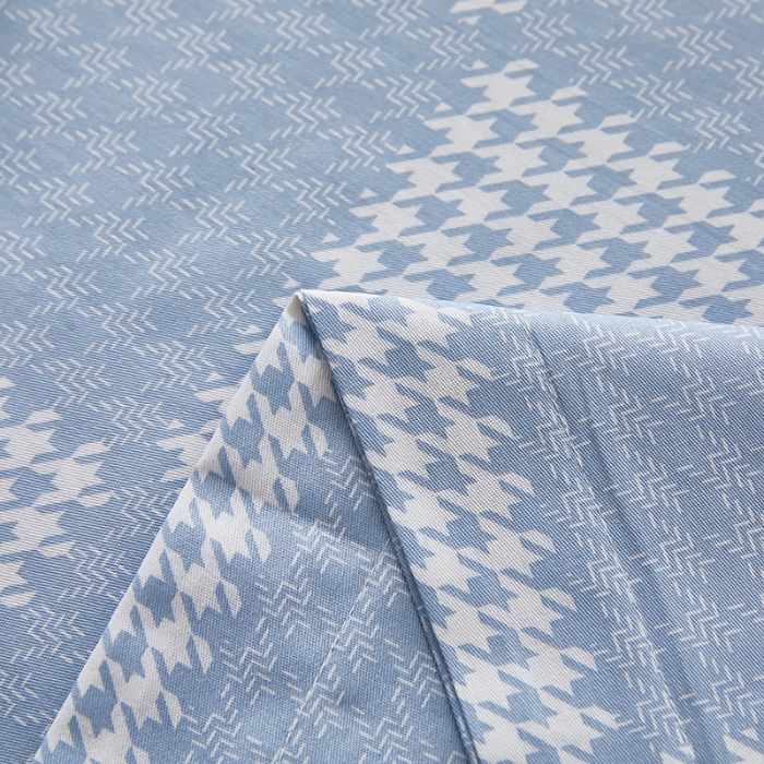 91家纺网 家纺一手货源 找家纺 三盛源 2025新款枕套全棉48x74cm信封一对学生宿舍纯棉枕头套枕皮单人枕芯通用 千鸟系