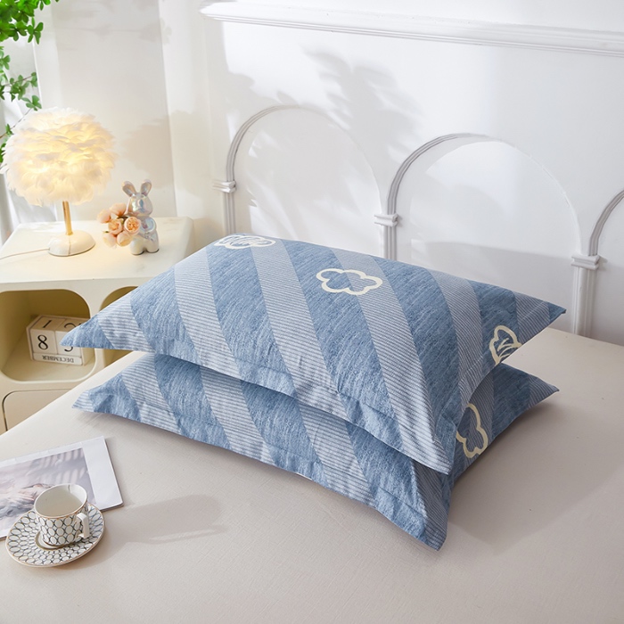 91家纺网 家纺一手货源 找家纺 三盛源 2025新款枕套全棉48x74cm信封一对学生宿舍纯棉枕头套枕皮单人枕芯通用 时空之门