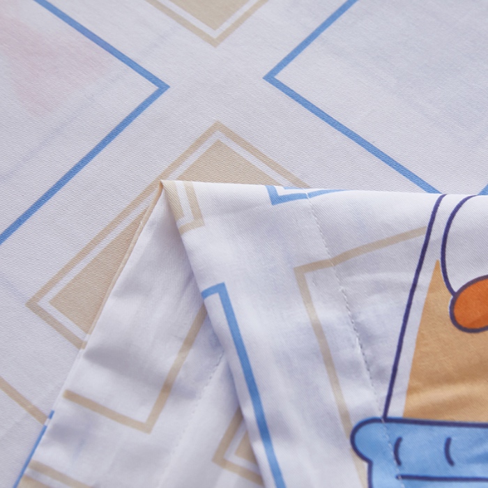 91家纺网 家纺一手货源 找家纺 三盛源 2025新款枕套全棉48x74cm信封一对学生宿舍纯棉枕头套枕皮单人枕芯通用 樱桃丸子