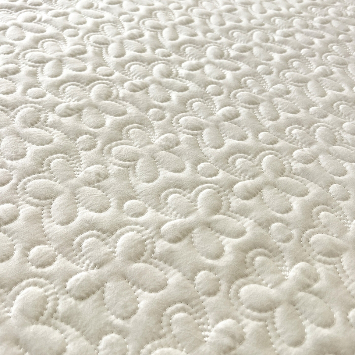 91家纺网 家纺一手货源 找家纺 2025韩版少女心法式公主风水洗棉蕾丝花边夏被床盖款四件套泡泡棉小竺棉凉蝴蝶结夏被床盖款四件套 蜜可儿—奶油白 